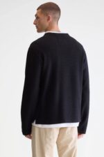 Velo crewneck sweatshirt (252 / M / BLACK) - Image 4