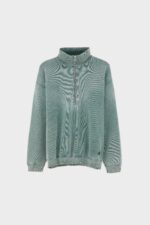 Fabro half-zip sweatshirt (252 / M / BOTTLE) - Image 7