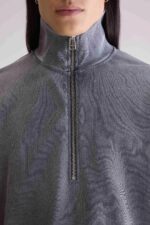 Fabro half-zip sweatshirt (252 / M / BLACK BLUE) - Image 5