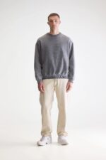 Fabien crewneck sweatshirt (252 / M / BLACK BLUE) - Image 3