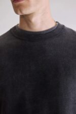 Flake crewneck sweatshirt (252 / M / BLACK) - Image 5