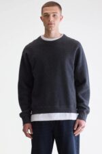 Matt crewneck sweatshirt (252 / M / ANTHRACITE) - Image 2