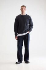 Matt crewneck sweatshirt (252 / M / ANTHRACITE) - Image 3