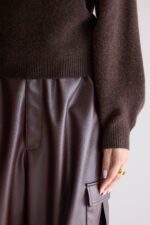 Ameka Crewneck Sweater (252 / W / DARK ROAST) - Image 6