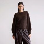 Ameka Crewneck Sweater (252 / W / DARK ROAST)