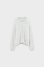 Asedi zip-up cardigan (252 / W / OYSTER) - Image 7