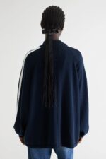 Angik zip-up cardigan (252 / W / NAVY) - Image 4