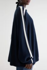 Angik zip-up cardigan (252 / W / NAVY) - Image 5